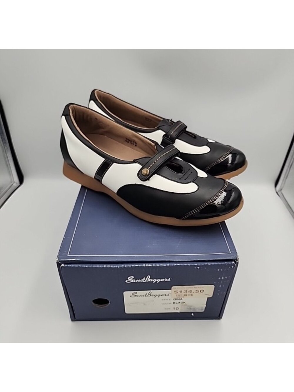 Sandbaggers Golf Shoes: Gina Black Women's 10 With Box